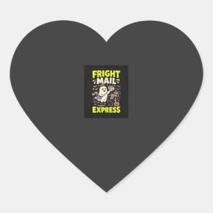 Sticker Cœur Express Courrier d'Effroi d'Halloween