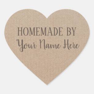 Sticker Cœur Fabriqué Maison Par Coca-Cie Cake Vintage