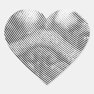 Sticker Cœur Face carlin