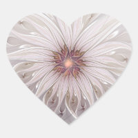 Fantasie florale, fleur pastel moderne abstraite