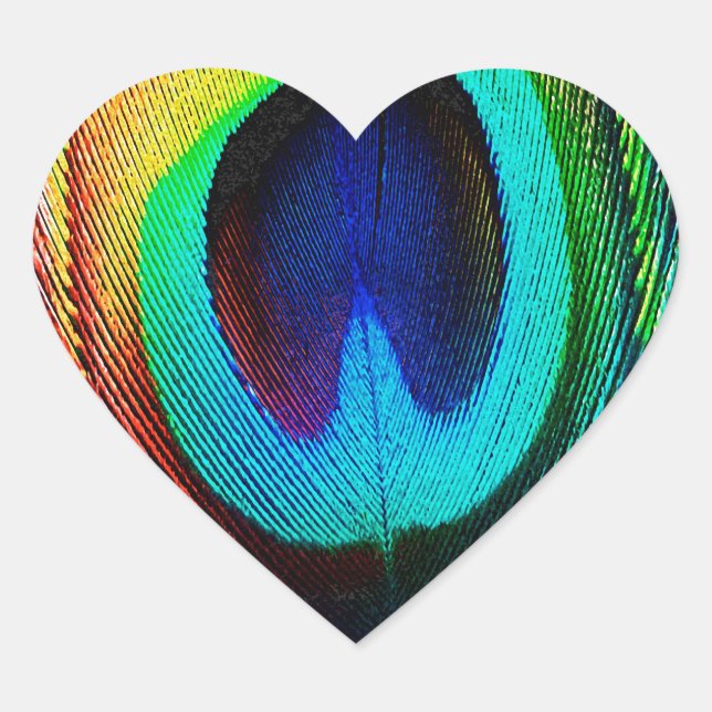 Sticker Cœur Feather (Devant)