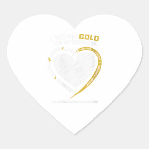 Sticker Cœur Femmes Femmes Hommes Papa Maman Gold Fille Enfance
