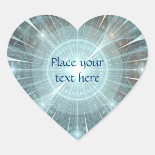 Sticker Cœur Fenêtre de la cathédrale de Noël