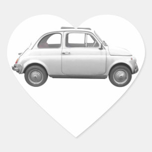 Sticker Cœur Fiat 500