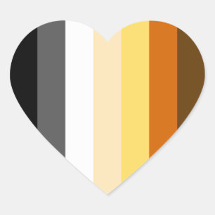 Sticker Cœur Fière Ours