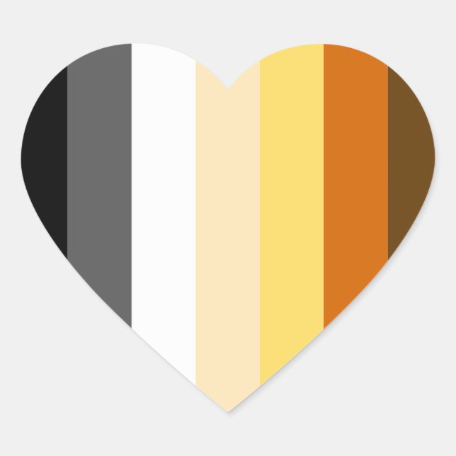 Sticker Cœur Fière Ours (Devant)