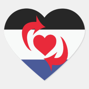 STICKER CŒUR FILE DE COMMUTATEUR