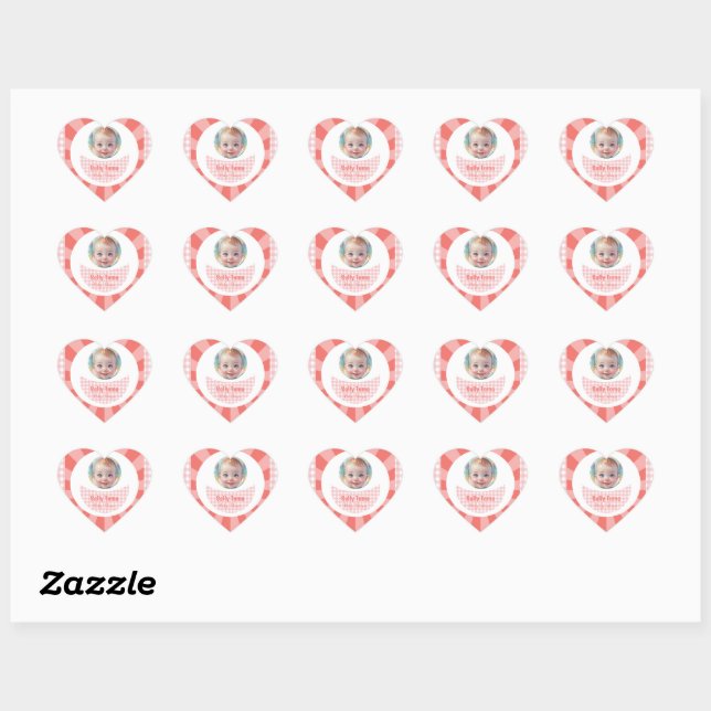 Sticker Cœur fille (Feuille)