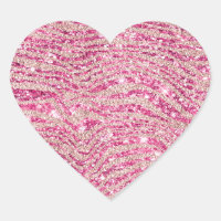 Fille rose et Parties scintillant rousse Zebra