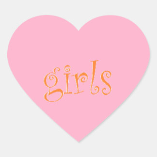 Sticker Cœur filles