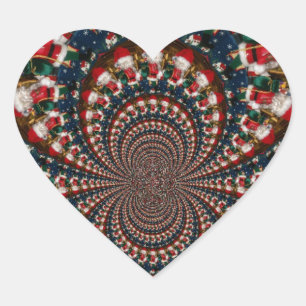 Sticker Cœur Fils de vacances : Ensemble de papeterie d'art de 