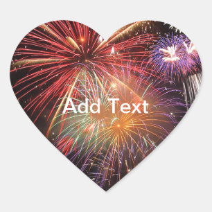 Sticker Cœur Finale Fireworks