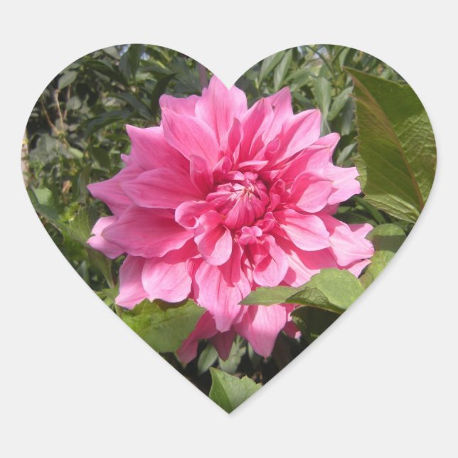 Sticker Coeur Fleur (Devant)