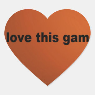 Sticker Cœur football américain