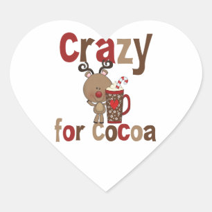 Sticker Cœur Fou pour le cacao