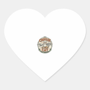 Sticker Cœur Fromage Charcuterie Chat Fromage Charcuterie Chat