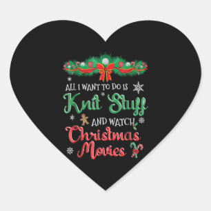 Sticker Cœur Funny Christmas Movie
