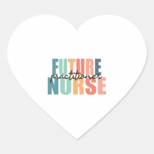 Sticker Cœur Futur infirmier praticien - NP