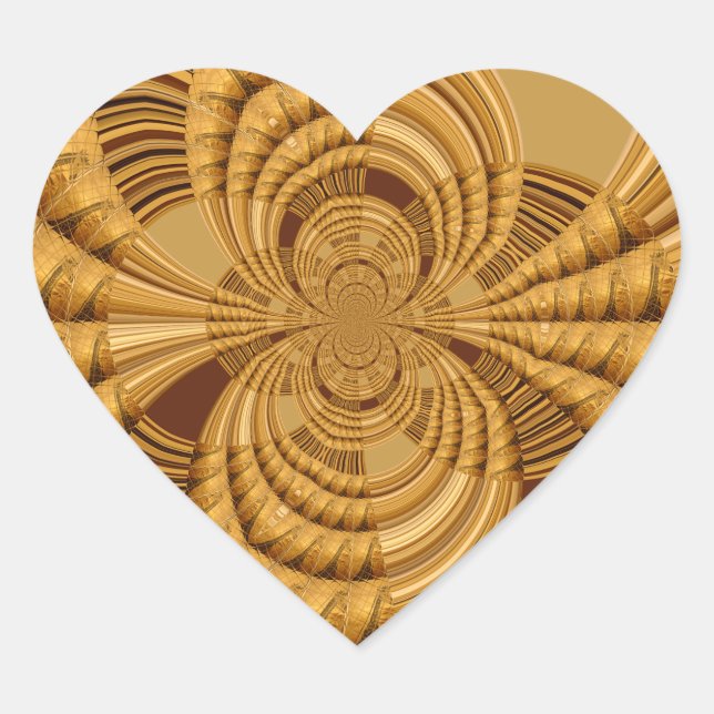 Sticker Cœur Galerie d'or (Devant)