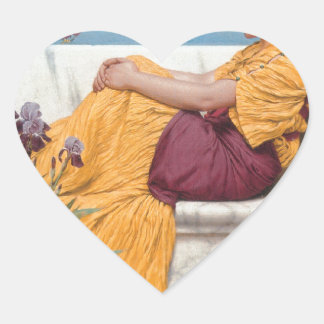 Sticker Cœur Godward - Sous la fleur qui pend sur le Boug
