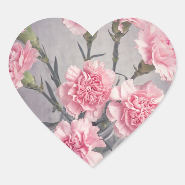 Sticker Cœur gousses (Devant)