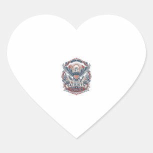 Sticker Cœur Graphique vectoriel de fierté du désert du Sud-Oue