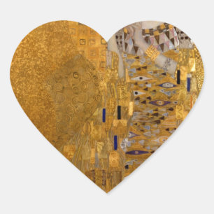 Sticker Cœur Gustav Klimt - Adele Bloch-Bauer I.