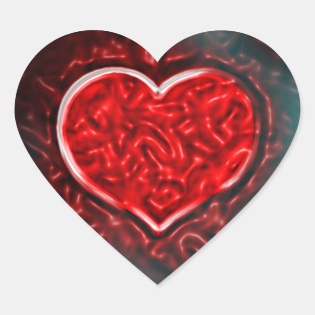 Sticker Cœur Gutsy Valentine (Devant)