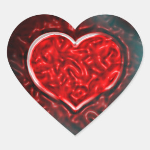 Sticker Cœur Gutsy Valentine