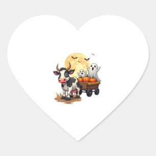 Sticker Cœur Haunted Hayride Cow