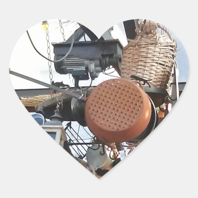 Sticker Cœur Heure d'hiver (Devant)