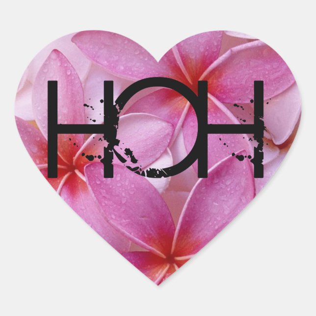 Sticker Cœur HOH x HOH Love (Devant)