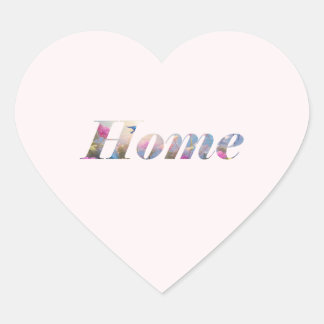 Sticker Cœur Home.