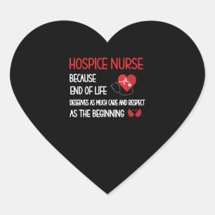 Sticker Cœur Hospice Nurse Appréciation Hospice Nurse Student
