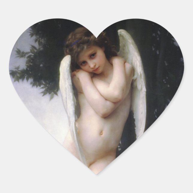 Sticker Cœur Humide (L’Amour Mouillé) (Devant)