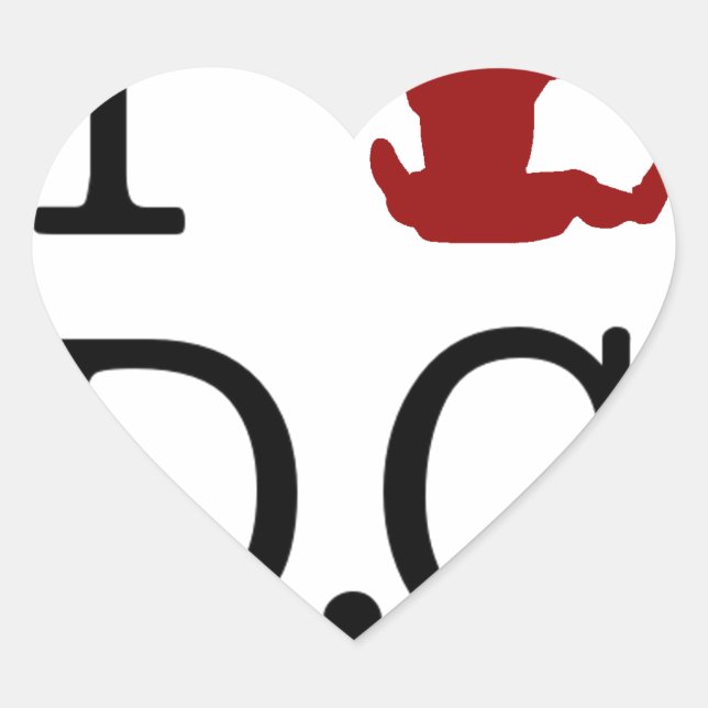 Sticker Cœur I Griffining (Amour) D.C. (Devant)