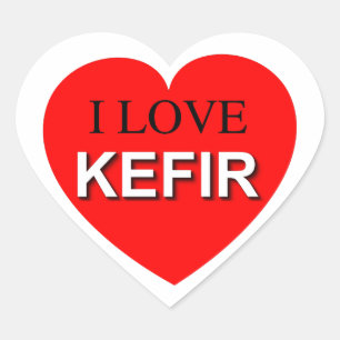 Sticker Cœur I Love Kefir
