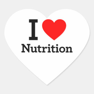 Sticker Cœur I Love Nutrition