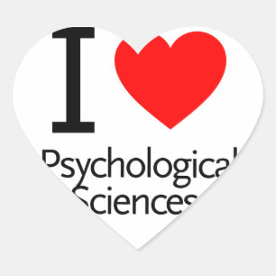 Sticker Cœur I Love Sciences Physiologiques