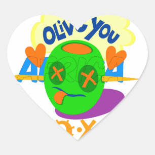 Sticker Cœur I Love You XOXO beau texte graphique extraordinair