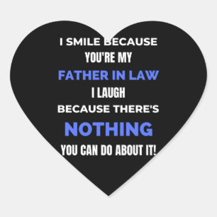 Sticker Cœur I Smile Because
