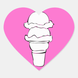 Sticker Cœur ice crececurs