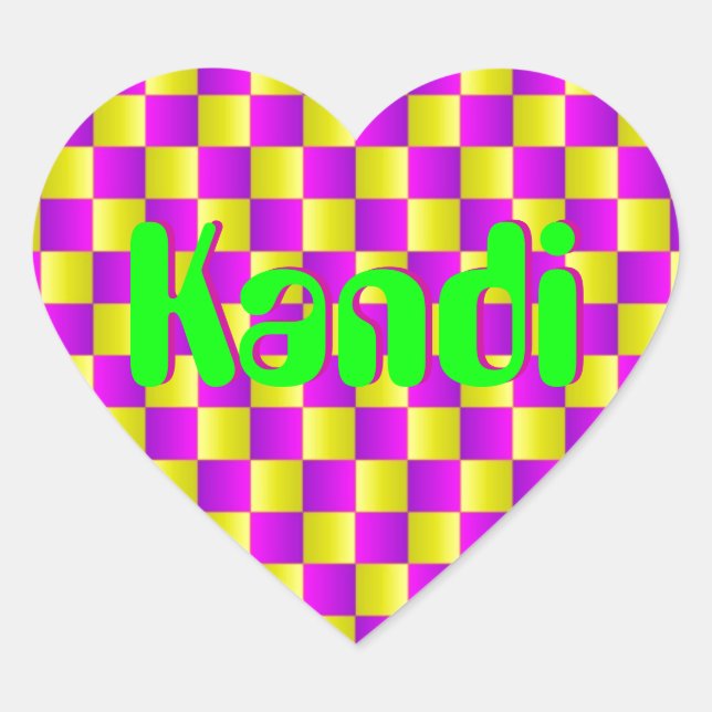 Sticker Cœur Illusion optique (Devant)