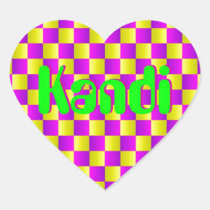 Sticker Cœur Illusion optique