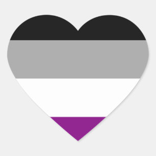 Sticker Cœur Indicateur de fierté sexuelle