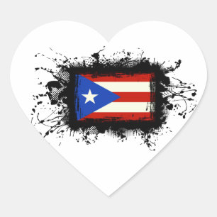 Sticker Cœur Indicateur Porto Rico