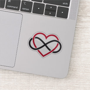 Sticker Coeur infini, amour pour toujours