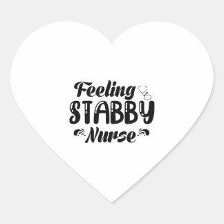 Sticker Cœur Infirmière de ressentir la stabilité