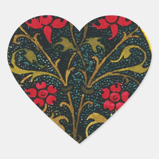 STICKER CŒUR INITIAL O, 1520. (Devant)