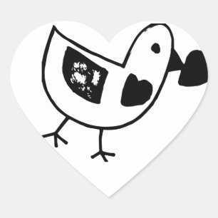 Sticker Cœur Inséparable